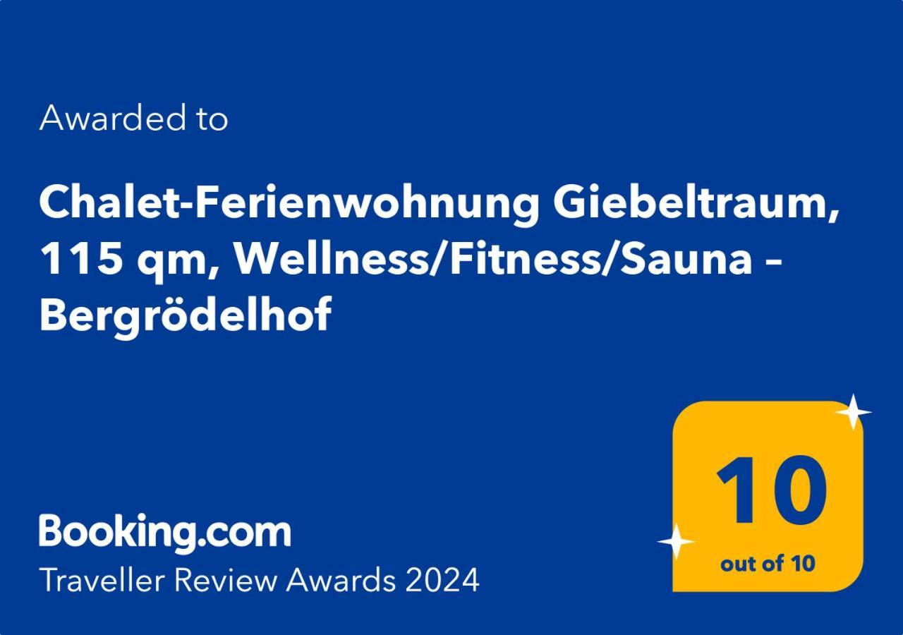 Chalet-Ferienwohnung Giebeltraum, 115 Qm, Wellness/Fitness/Sauna - Bergroedelhof Feilitzsch Zewnętrze zdjęcie